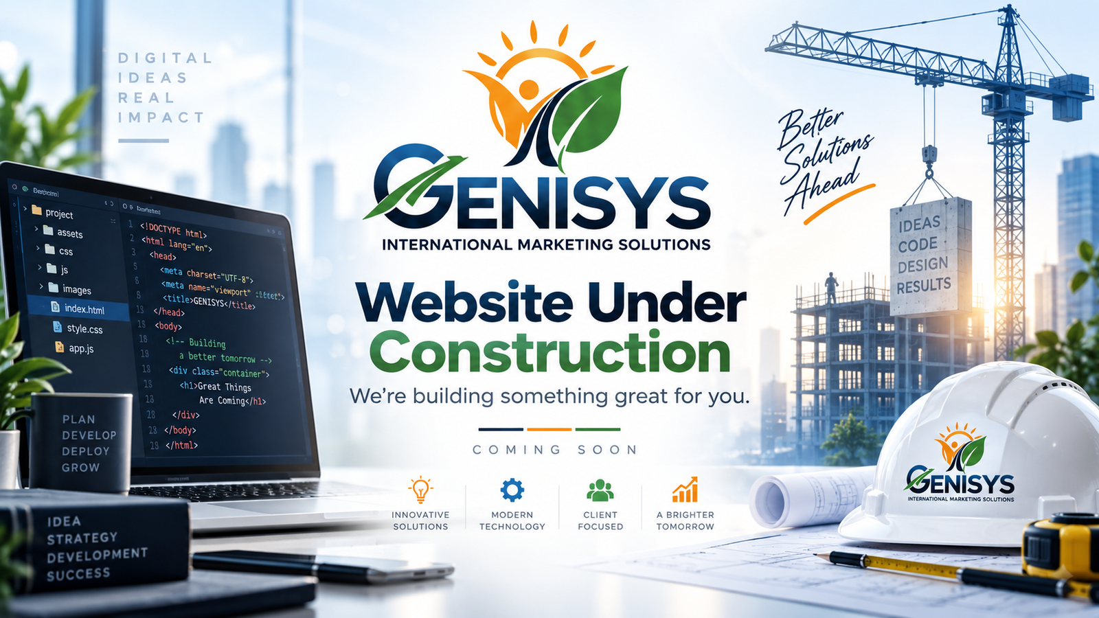 GENISYS International Marketing Solutions - Website Under Construction